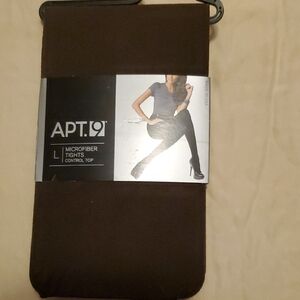 Apt. 9 Brown Microfiber Control Top Tights